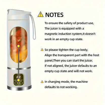 Portable USB-Rechargeable Blender & Juicer