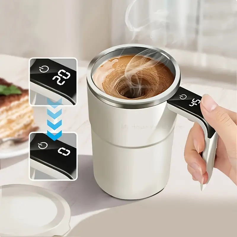 USB Rechargeable 304 Stainless Steel Electric Coffee Mug